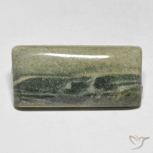18.92ct Natural Multicolor Jaspe, Corte Baguette, Opaco