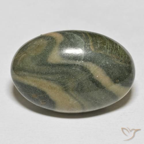 34.29ct Natural Multicolor Jaspe, Ovalada, Opaco