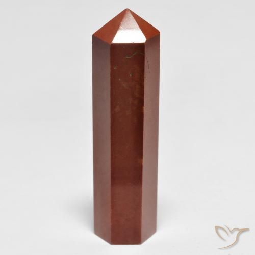 Jaspe Marrón canela natural de 21.67 ct, Forma elegante, Opaco
