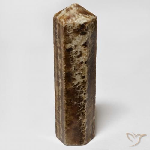 35.32ct Natural Marrón cálido Jaspe, Elegante, Opaco