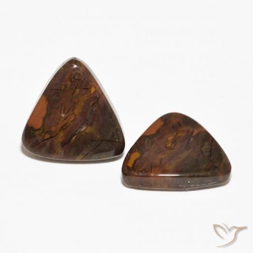 Gemas de Jaspe Multicolor natural de 12.01 ct, Trillón, Opaco