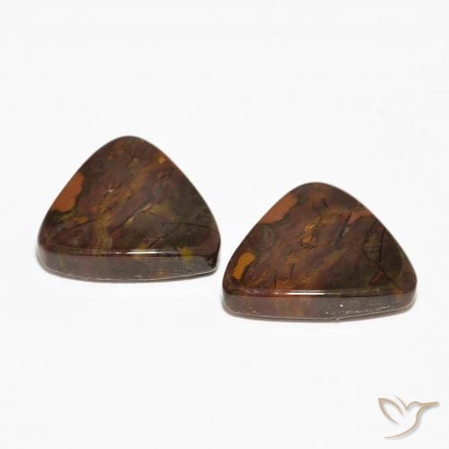 Gemas de Jaspe Multicolor natural de 12.01 ct, Trillón, Opaco