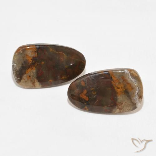 14.12ctw Natural Multicolor Jaspe, Elegante, Opaco