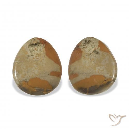 12.44ctw Natural Multicolor Jaspe, Elegante, Opaco