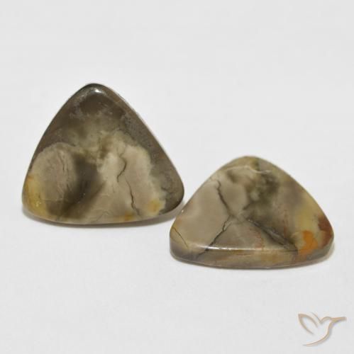 Gemas de Jaspe Multicolor natural de 13.82 ct, Trillón, Opaco