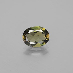 Kornerupina verde natural de 1,60 ct, corte óvalo, VVS
