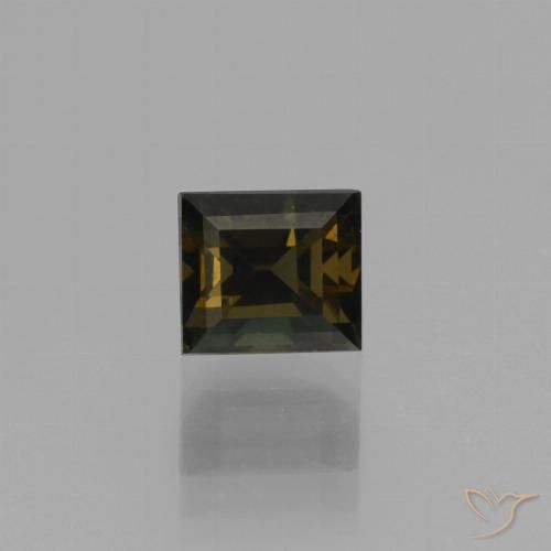 1.09ct Natural Marrón chocolate Kornerupina, Corte Baguette, VVS