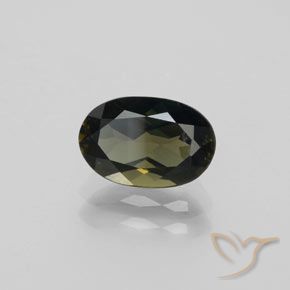 Kornerupina Marrón oscuro natural de 1.45 ct, Ovalada, VVS