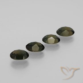Gemas de Kornerupina Verde oscuro natural de 3.59 ct, Ovalada, VVS-VS