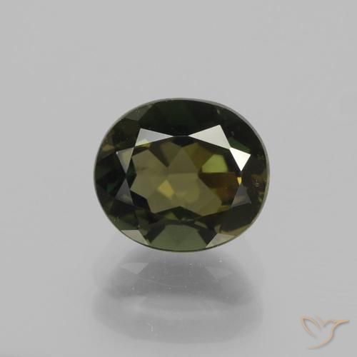 1.68ct Natural Marrón medio Kornerupina, Ovalada, VS