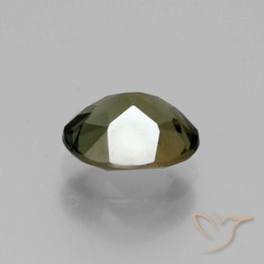 Kornerupina Marrón verdoso natural de 1.20 ct, Ovalada, VS