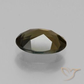 Kornerupina Marrón dorado intenso natural de 1.21 ct, Ovalada, VVS