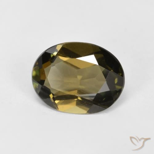 Kornerupina Marrón frío natural de 0.92 ct, Ovalada, VVS