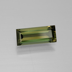 Kornerupina marrón natural de 1,72 ct, baguette, VVS-VS