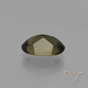 Kornerupina Marrón verdoso natural de 1.14 ct, Ovalada, VVS-VS