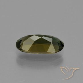 Kornerupina Marrón verdoso natural de 1.42 ct, Ovalada, VVS-VS