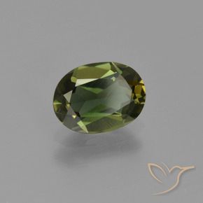 Kornerupina Marrón oscuro natural de 1.00 ct, Ovalada, VVS