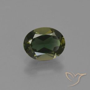 Kornerupina Marrón oscuro natural de 1.08 ct, Ovalada, VVS