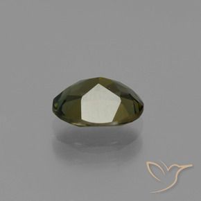 Kornerupina Marrón oscuro natural de 1.08 ct, Ovalada, VVS