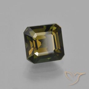 Kornerupina Marrón frío natural de 1.73 ct, Corte Octágono / Esmeralda, VVS