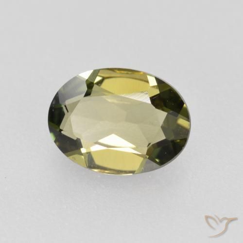 Kornerupina Marrón verdoso natural de 0.82 ct, Ovalada, VS