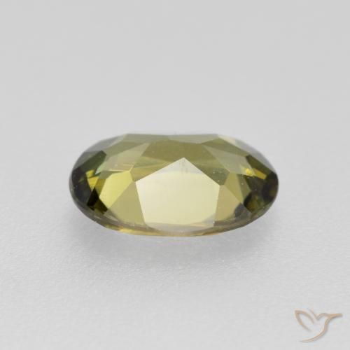 Kornerupina Marrón verdoso natural de 0.82 ct, Ovalada, VS
