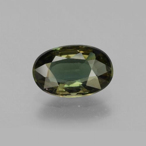 Kornerupina verde natural de 1,99 ct, corte óvalo, VS-SI
