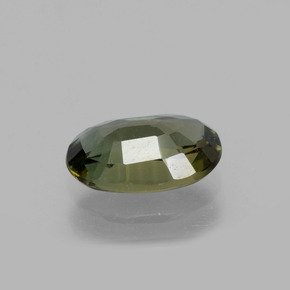 Kornerupina verde natural de 1,99 ct, corte óvalo, VS-SI