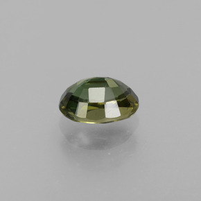 Kornerupina verde natural de 1,25 ct, corte óvalo, VS