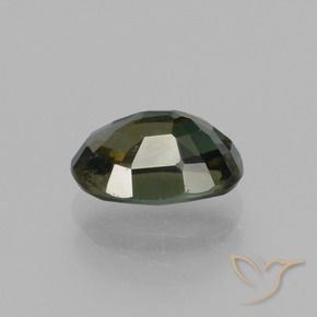 Kornerupina Verde oscuro natural de 1.92 ct, Ovalada, VS