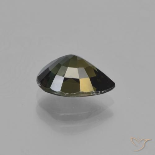Kornerupina Marrón oscuro natural de 1.90 ct, En forma de pera, VVS