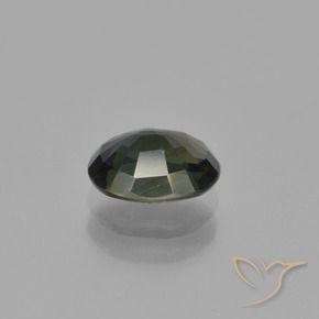 Kornerupina Verde oscuro natural de 1.24 ct, Ovalada, VVS