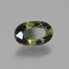 Kornerupina verde natural de 2,24 ct, corte óvalo, VVS-VS