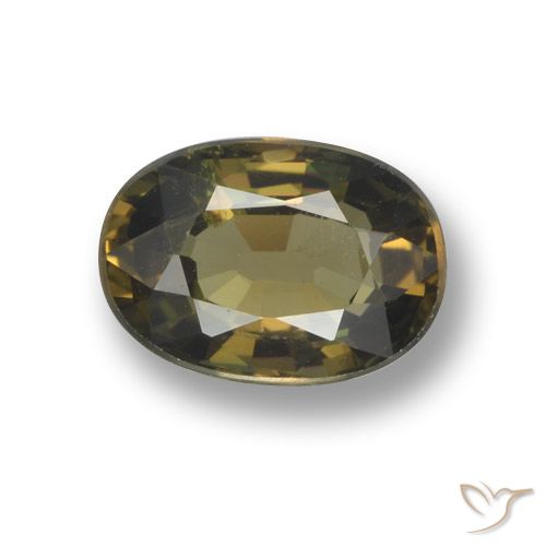 1.75ct Natural Marrón medio Kornerupina, Ovalada, VVS