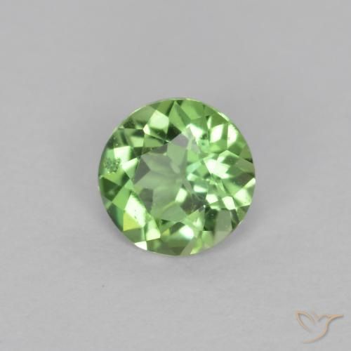 Kornerupina Verde claro natural de 0.13 ct, Redondo, VS
