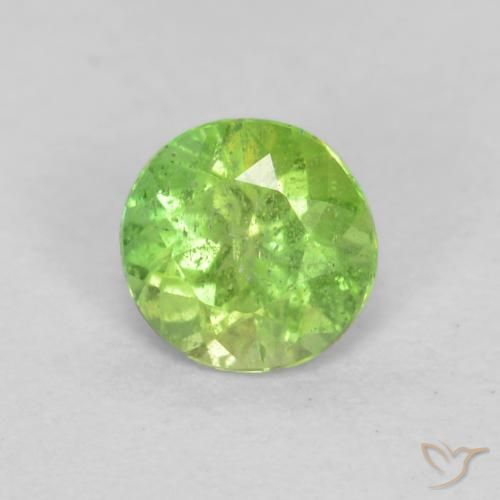 Kornerupina Verde vivo natural de 0.21 ct, Redondo, SI