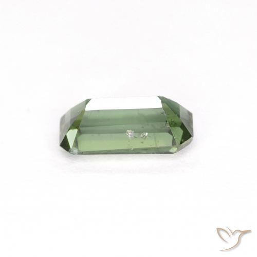 Kornerupina Verde medio natural de 0.48 ct, Corte Octágono / Esmeralda, VS-SI