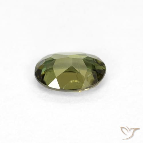 Kornerupina Verde bosque claro natural de 0.37 ct, Ovalada, VS