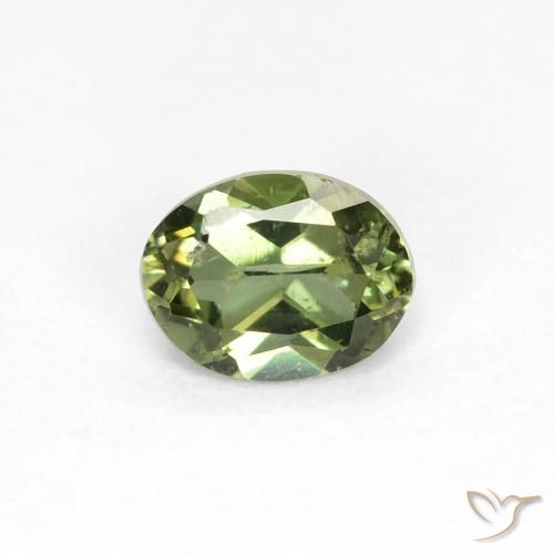 0.37ct Natural Verde amarillento Kornerupina, Ovalada, VS