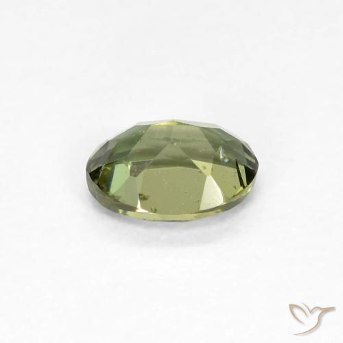 Kornerupina Verde amarillento natural de 0.37 ct, Ovalada, VS