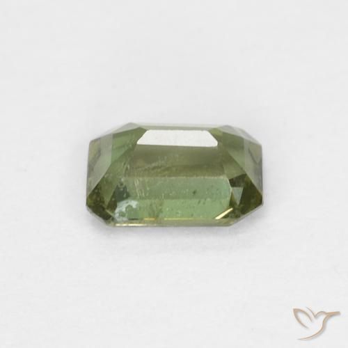 Kornerupina Verde bosque cálido natural de 0.31 ct, Corte Octágono / Esmeralda, VS-SI