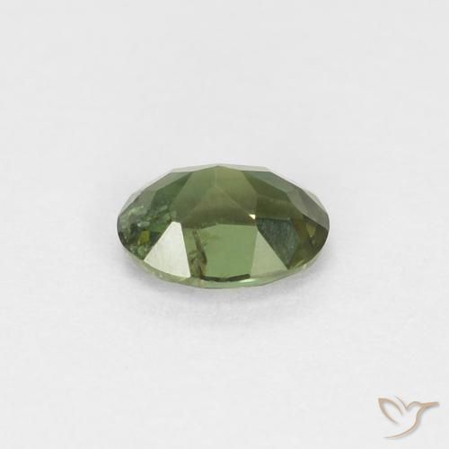 Kornerupina Verde bosque natural de 0.28 ct, Ovalada, VS-SI