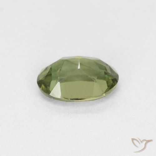 Kornerupina Verde cálido natural de 0.33 ct, Ovalada, VS-SI