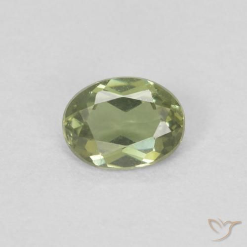 0.22ct Natural Verde claro Kornerupina, Ovalada, VVS-VS