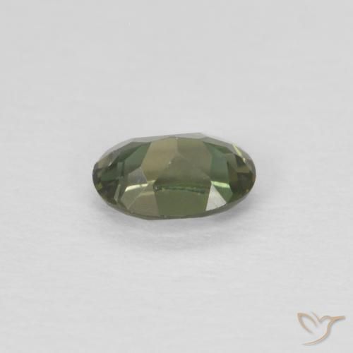 Kornerupina Verde bosque natural de 0.23 ct, Ovalada, VVS-VS
