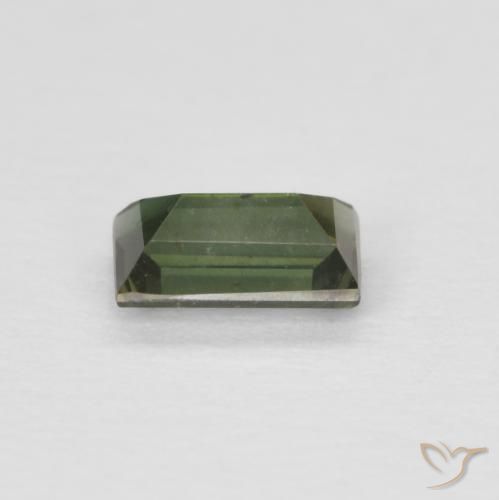 Kornerupina Verde marrón natural de 0.27 ct, Corte Baguette, VS