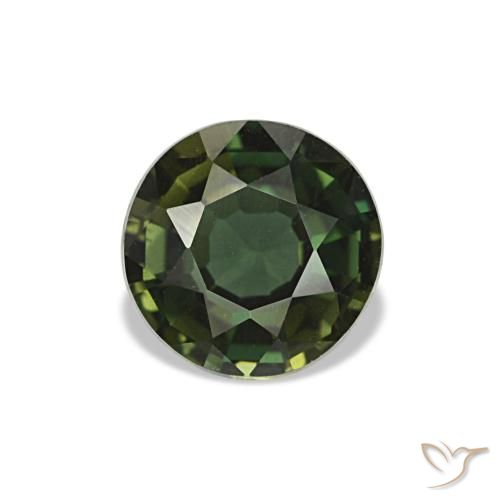 Kornerupina verde de 0,64 ct, redondo, VS