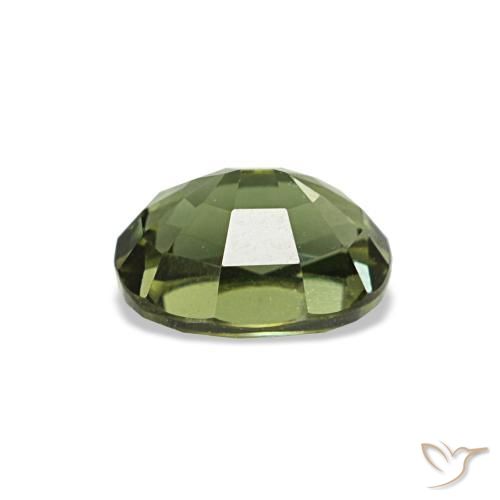 Kornerupina verde natural de 0,61 ct, corte óvalo, VVS