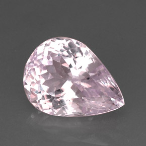 Kunzita Rosa natural de 18.85 ct, En forma de pera, VVS