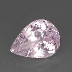 Kunzita Rosa natural de 18.85 ct, En forma de pera, VVS